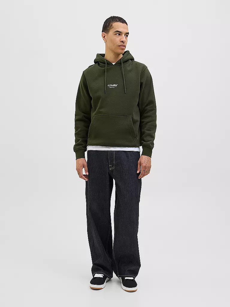 JACK & JONES | Kapuzensweater - Hoodie JJESOHO | olive