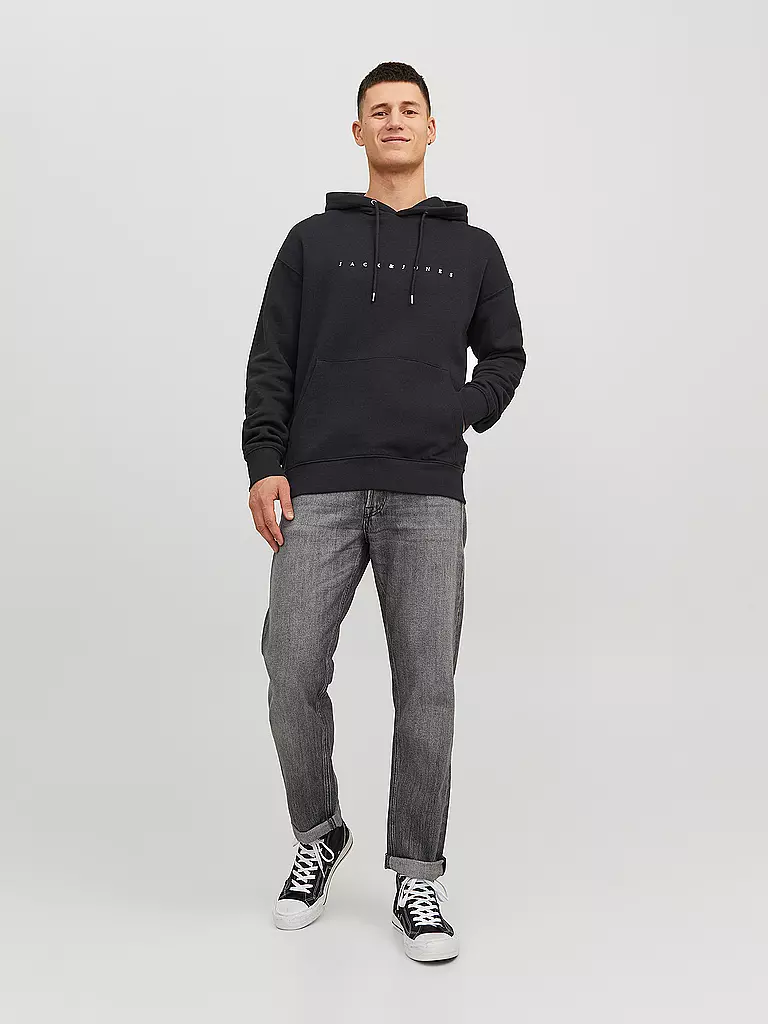 JACK & JONES | Kapuzensweater - Hoodie JJESTAR | schwarz