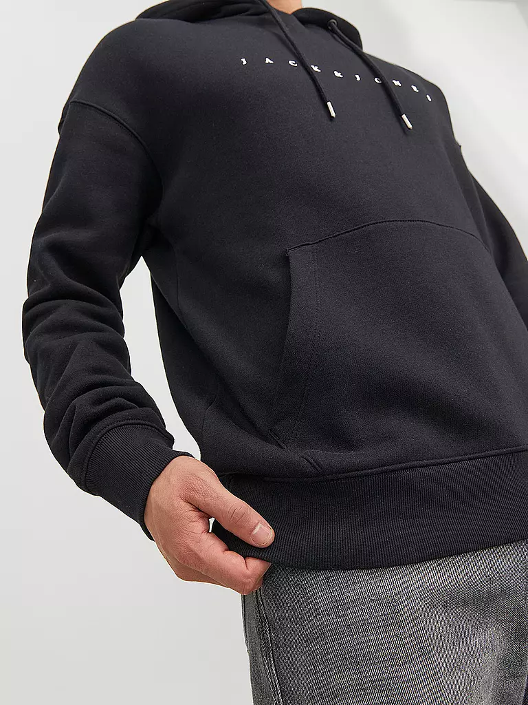 JACK & JONES | Kapuzensweater - Hoodie JJESTAR | schwarz