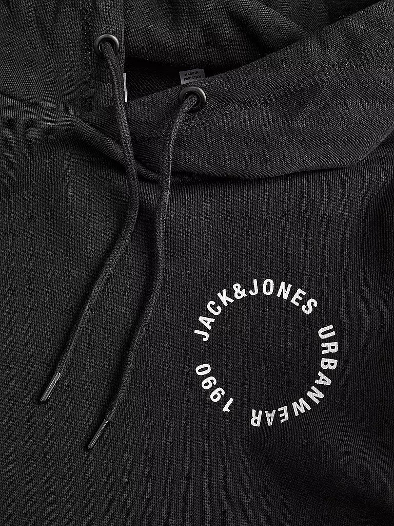 JACK & JONES | Kapuzensweater - Hoodie JJSUNSET  | Schwarz