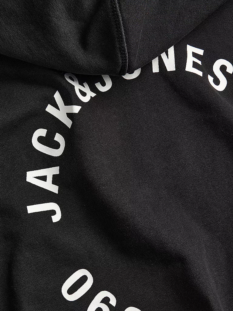 JACK & JONES | Kapuzensweater - Hoodie JJSUNSET  | Schwarz