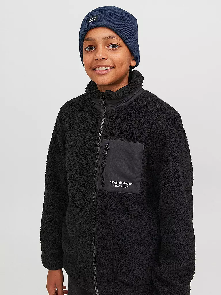 JACK & JONES | Kinder Haube " DNA " | blau
