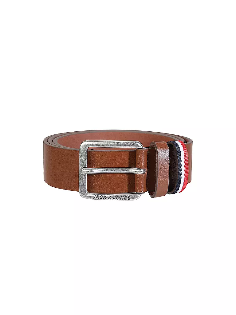 JACK & JONES | Ledergürtel JACESPO | Braun
