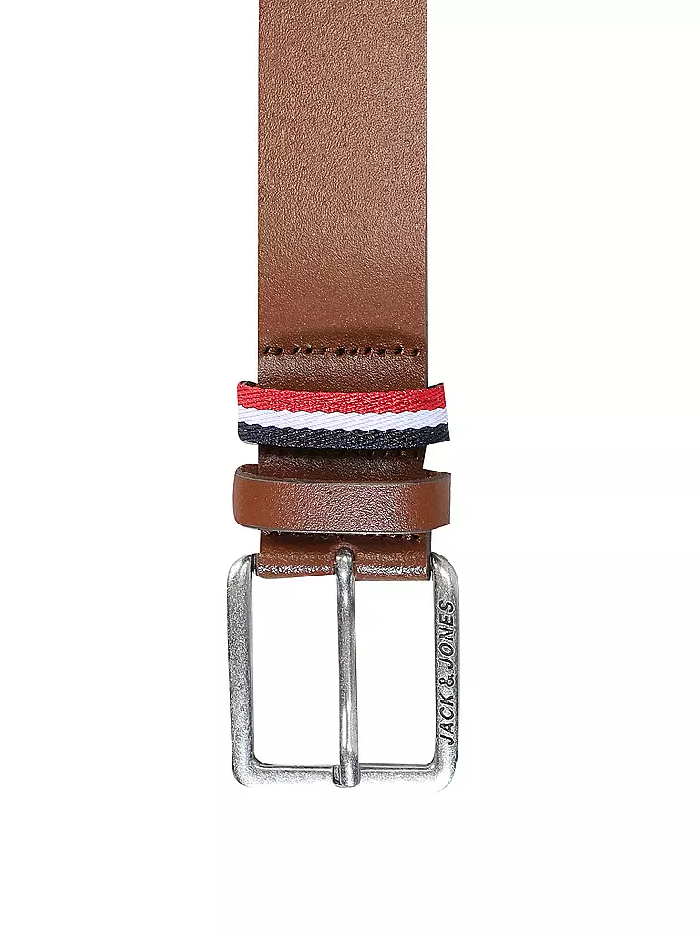 JACK & JONES | Ledergürtel JACESPO | Braun