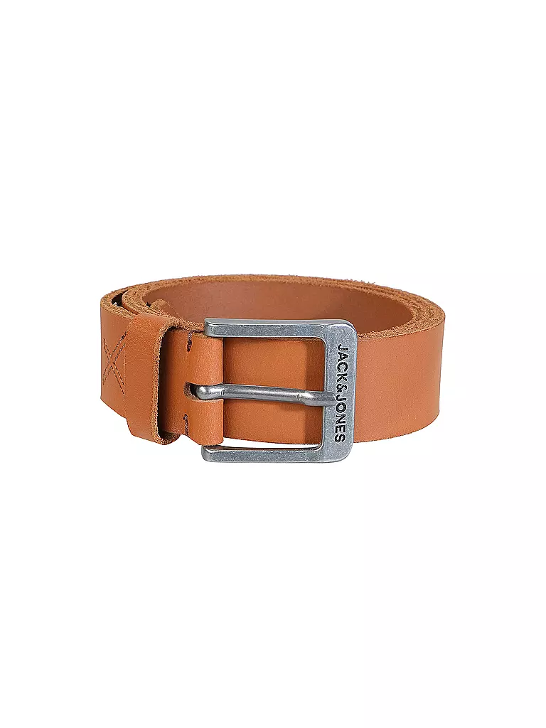 JACK & JONES | Ledergürtel JACROCK | Hellbraun