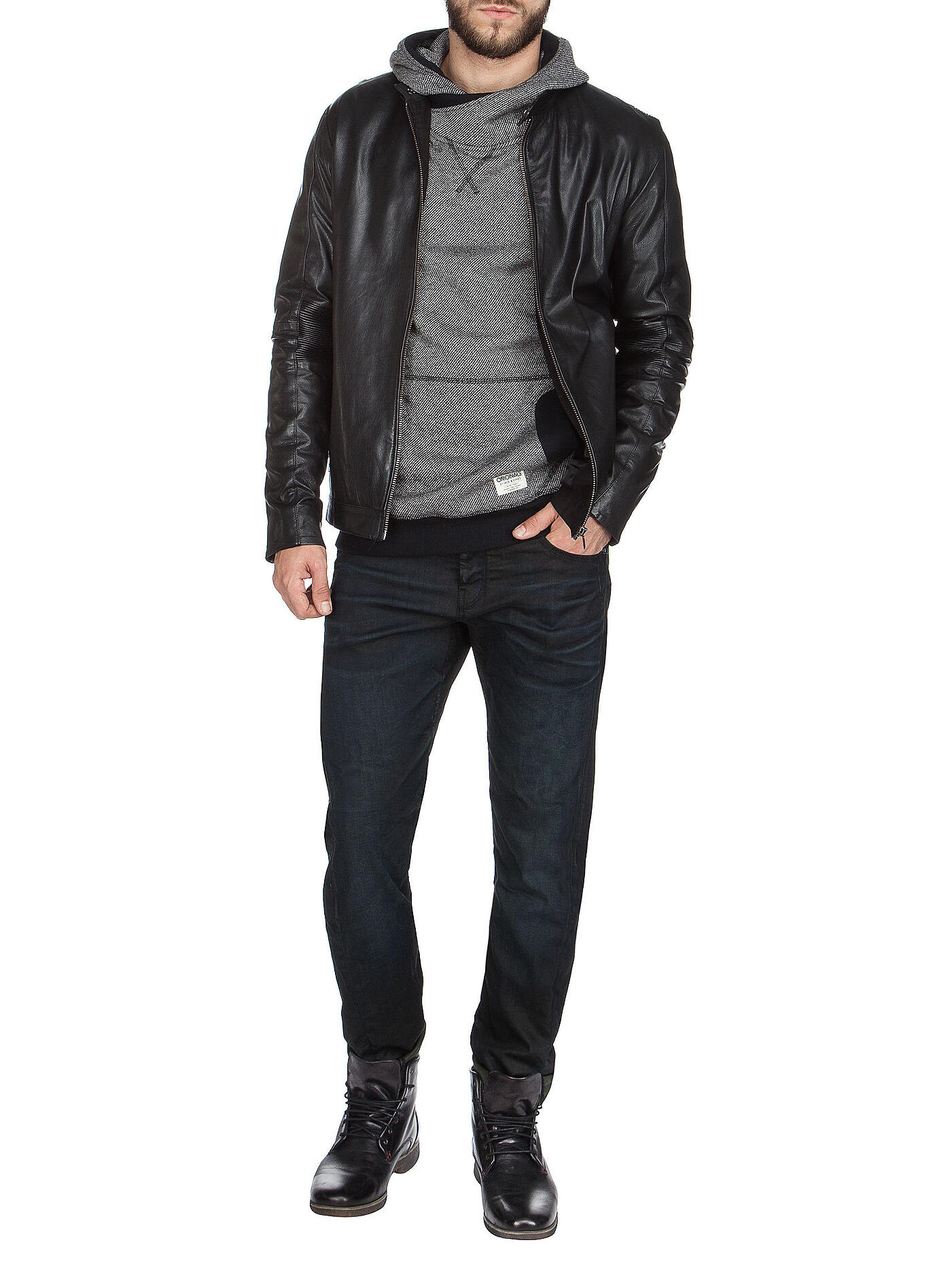JACK & JONES | Lederjacke | 