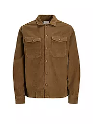 JACK & JONES | Overshirt JJEDALLAS | hellbraun