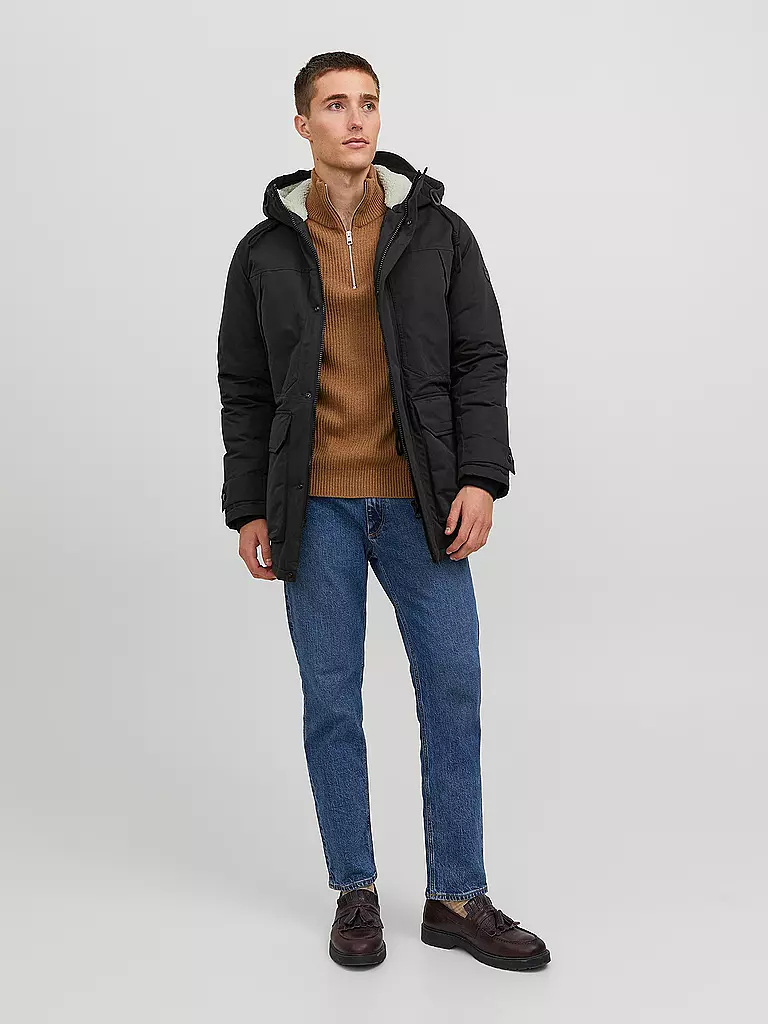 JACK & JONES | Parka JJECLIP | schwarz