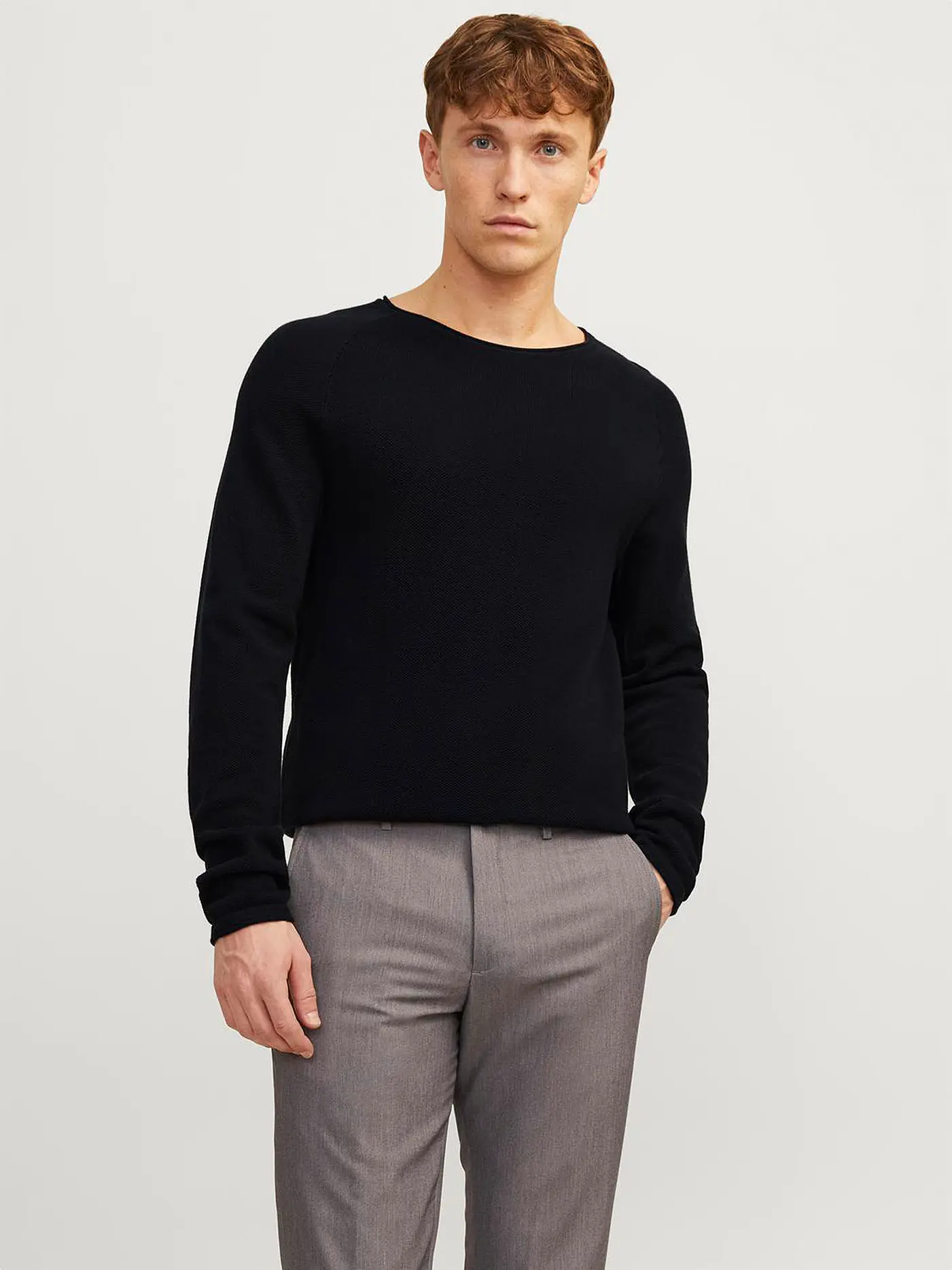 JACK & JONES | Pullover JJEHILL | schwarz