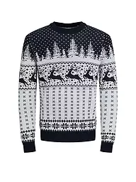 JACK & JONES | Pullover JJXMAS GABRIEL | Dunkelblau