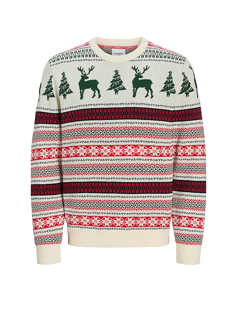JACK & JONES | Pullover JJXMAS | Dunkelgrün