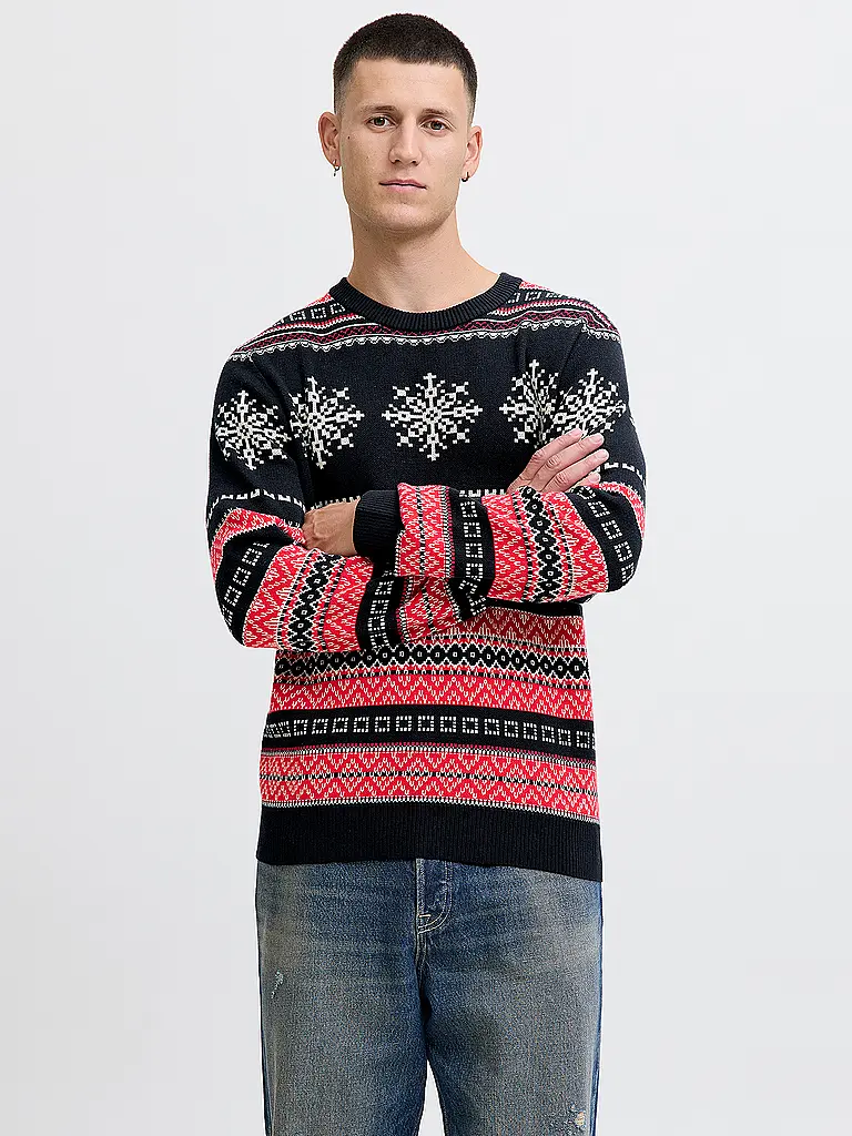 JACK & JONES | Pullover JJXMAS | Rot