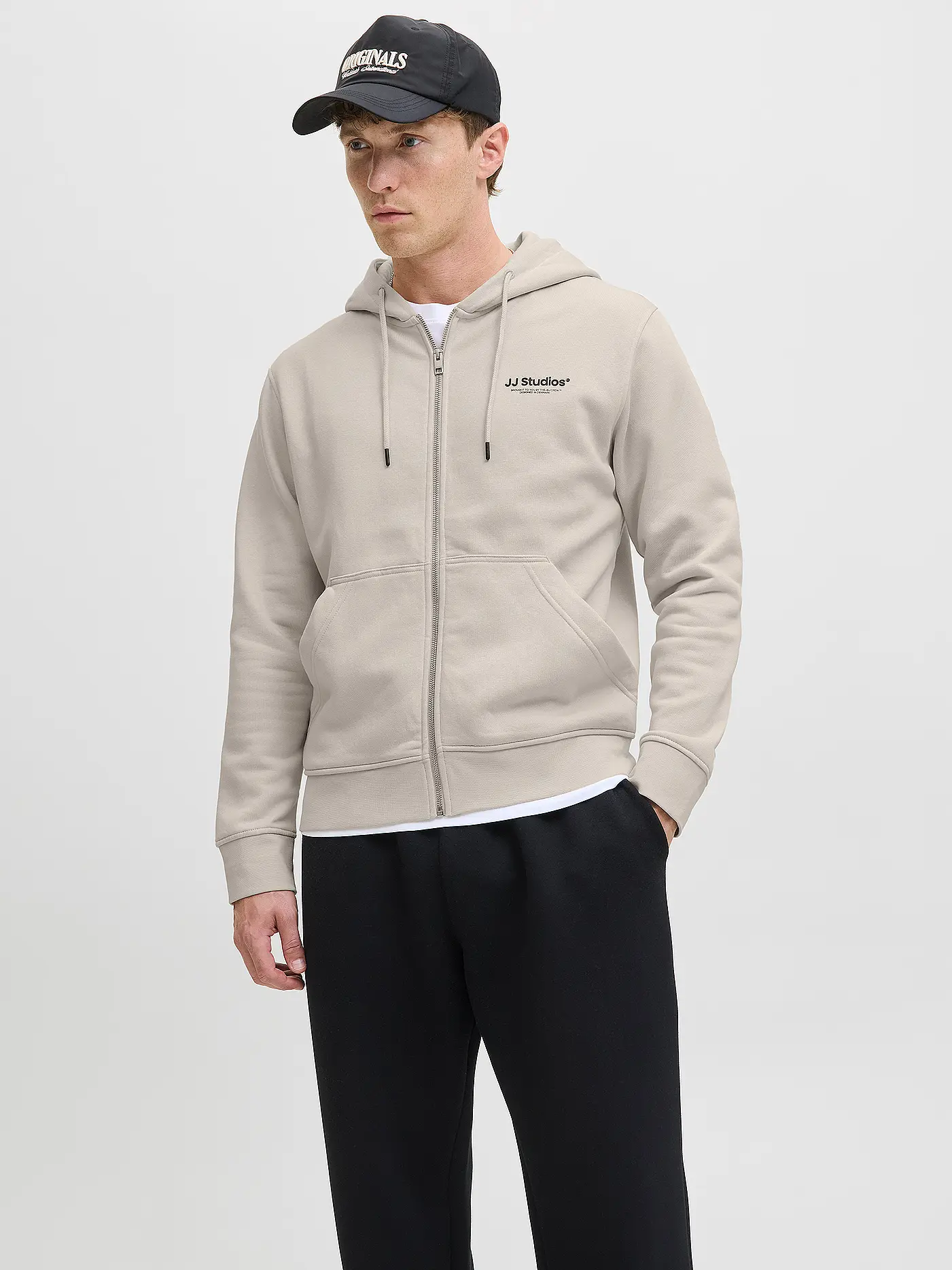 JACK & JONES | Sweatjacke  | creme