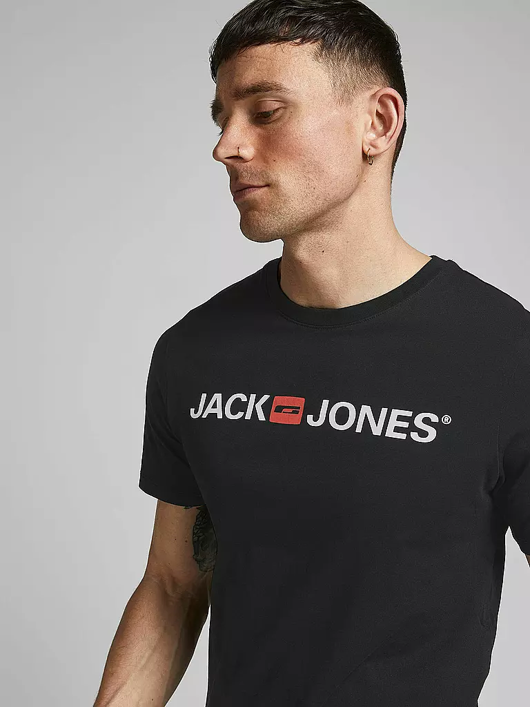 JACK & JONES | T-Shirt JJECORP | grau