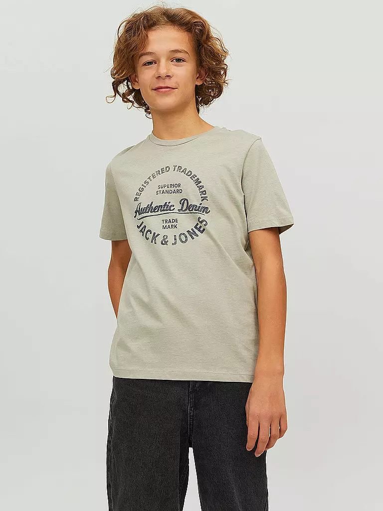 JACK & JONES | T-Shirt JJEJEANS | dunkelblau