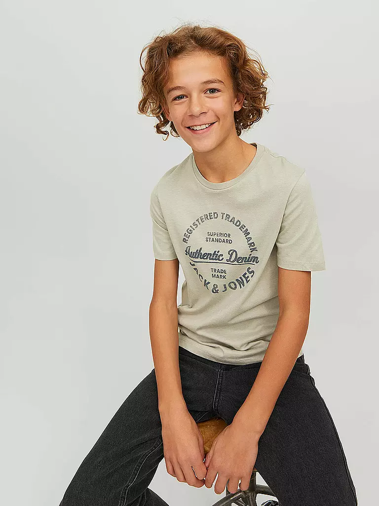 JACK & JONES | T-Shirt JJEJEANS | dunkelblau
