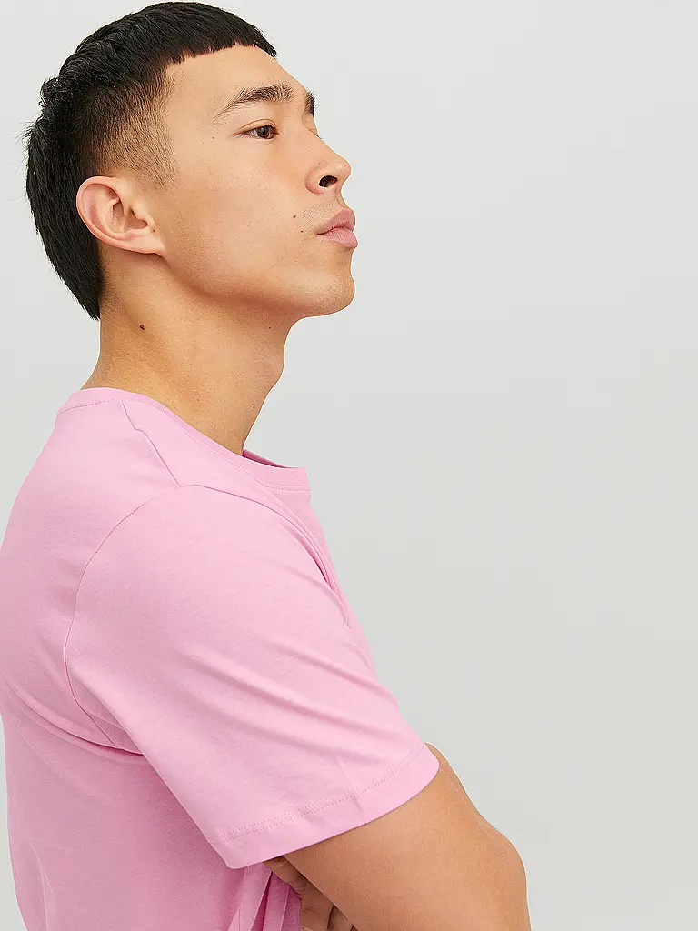 JACK & JONES | T-Shirt JJEORGANIC  | Rosa
