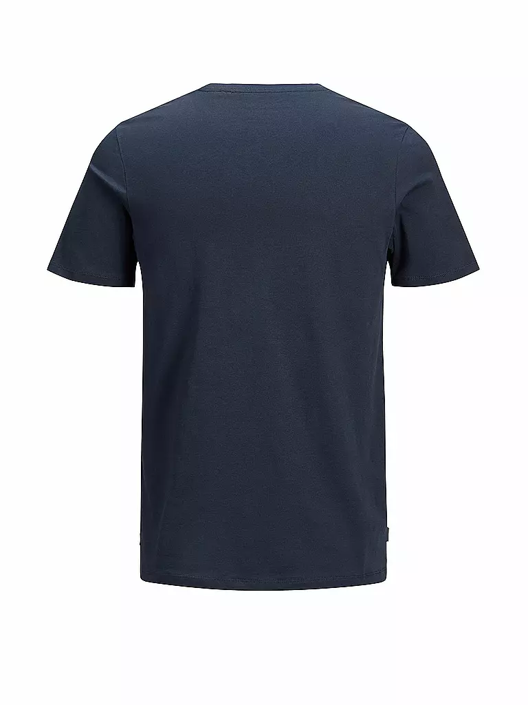 JACK & JONES | T-Shirt JJEORGANIC | dunkelblau