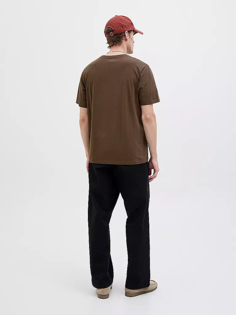 JACK & JONES | T-Shirt JJEORGANIC | dunkelblau