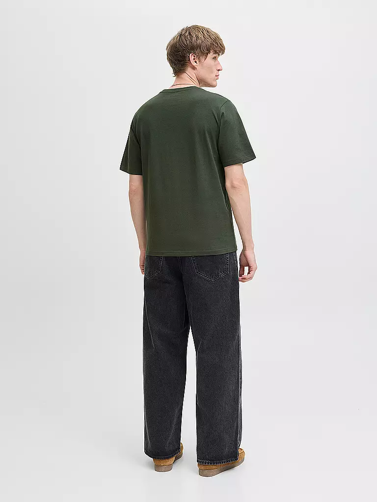 JACK & JONES | T-Shirt JJEORGANIC | dunkelblau