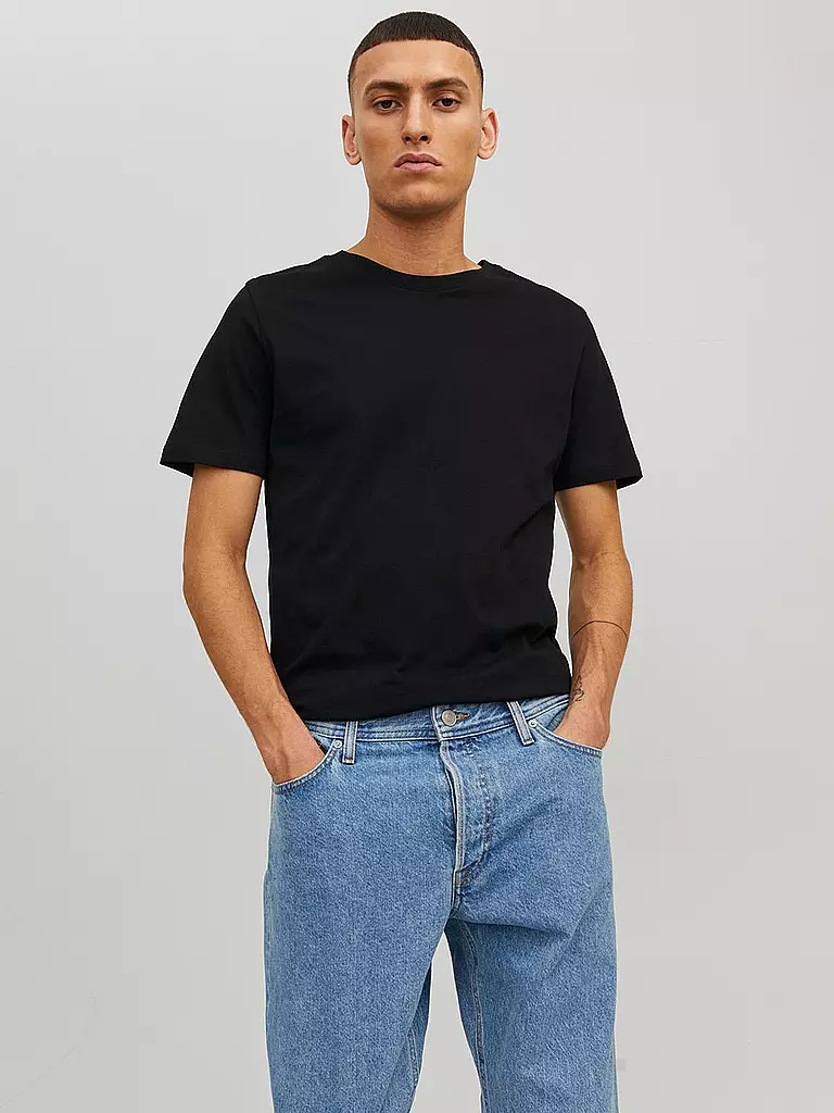 JACK & JONES | T-Shirt JJEORGANIC | dunkelblau