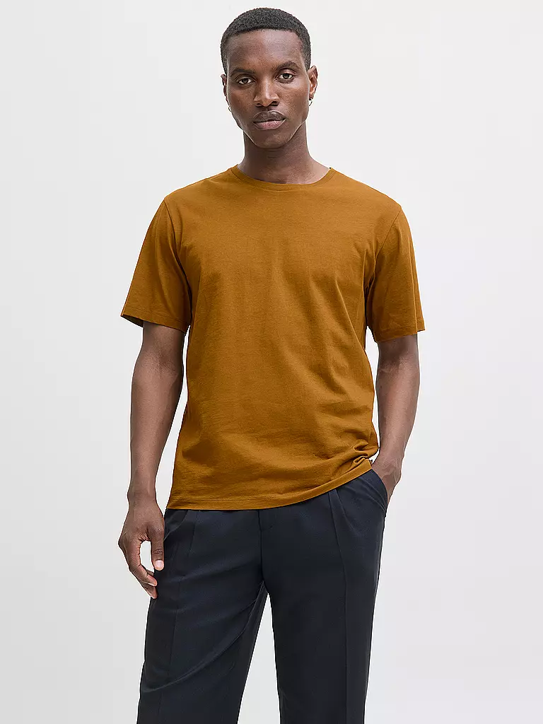 JACK & JONES | T-Shirt JJEORGANIC | dunkelblau