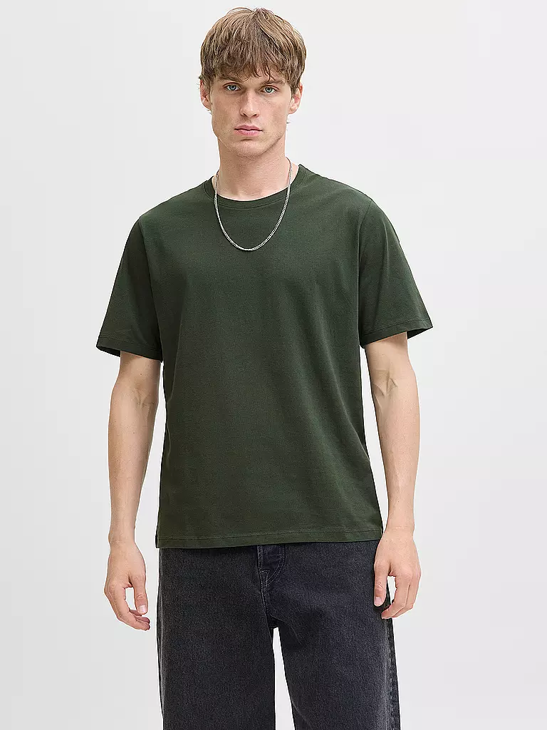 JACK & JONES | T-Shirt JJEORGANIC | dunkelblau