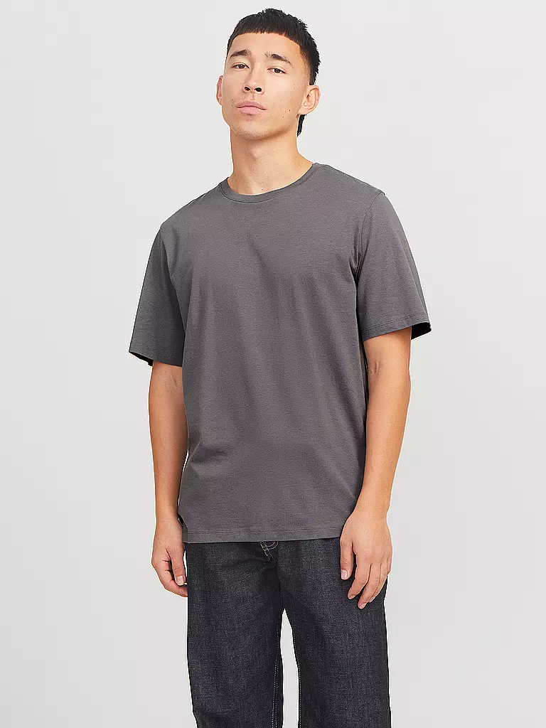 JACK & JONES | T-Shirt JJEORGANIC | hellbraun