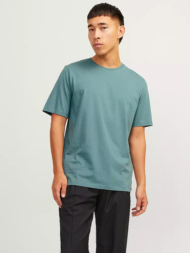 JACK & JONES | T-Shirt JJEORGANIC | dunkelblau