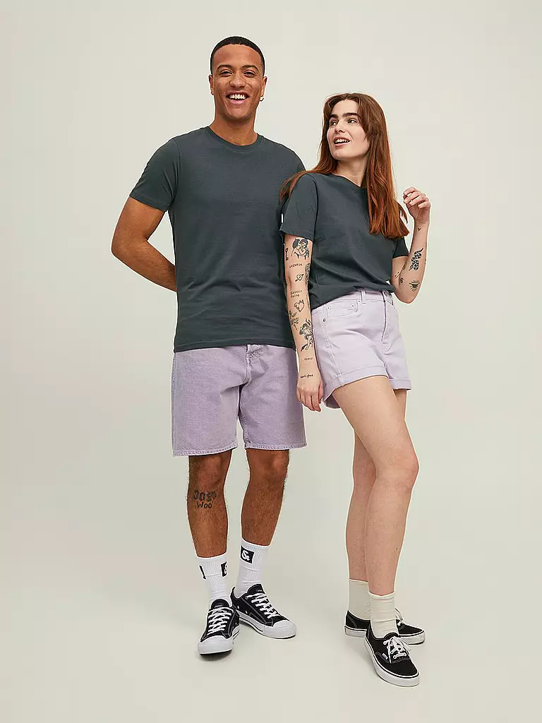 JACK & JONES | T-Shirt JJEORGANIC | dunkelblau
