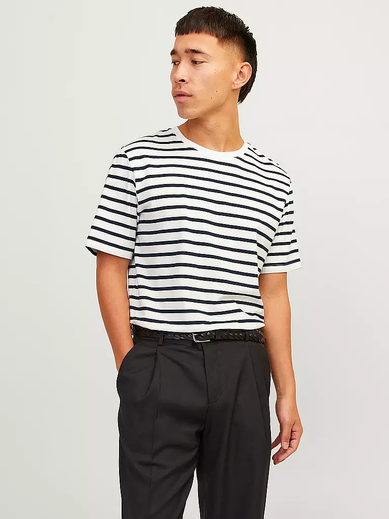 JACK & JONES | T-Shirt JJEORGANIC | dunkelblau