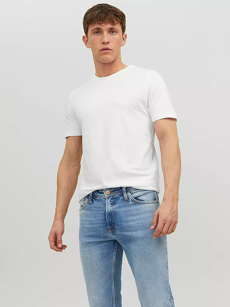 JACK & JONES | T-Shirt JJEORGANIC | dunkelblau