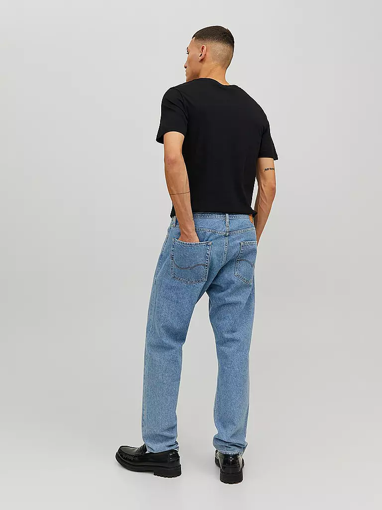 JACK & JONES | T-Shirt JJEORGANIC | dunkelblau