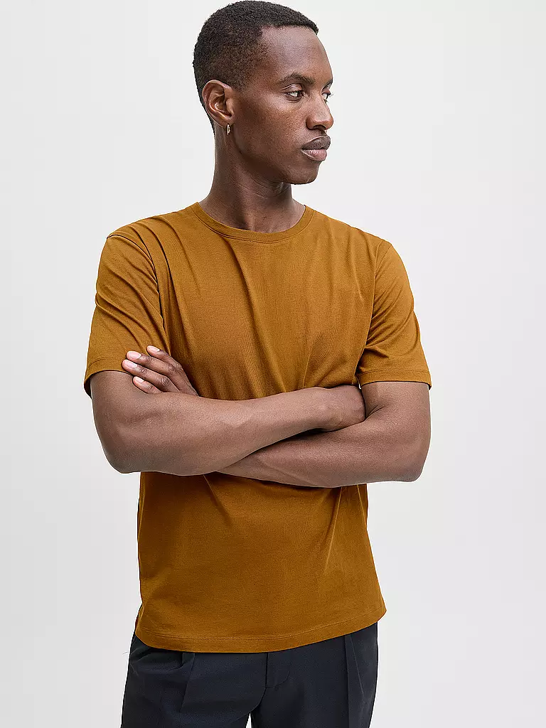 JACK & JONES | T-Shirt JJEORGANIC | dunkelblau