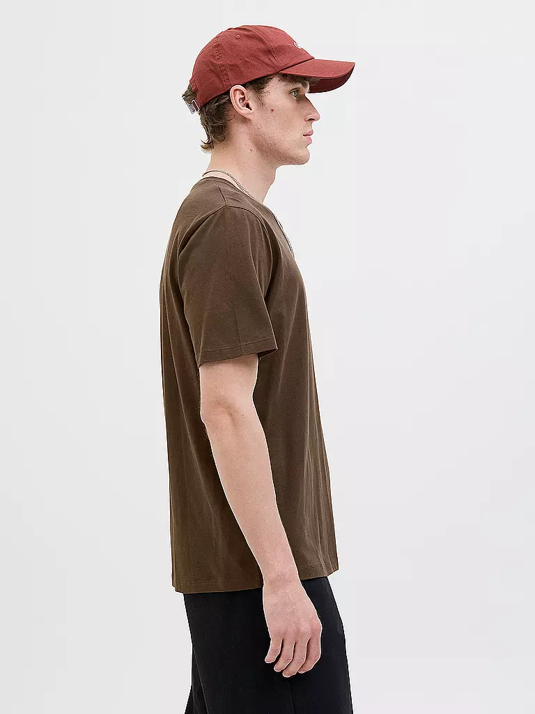 JACK & JONES | T-Shirt JJEORGANIC | dunkelblau