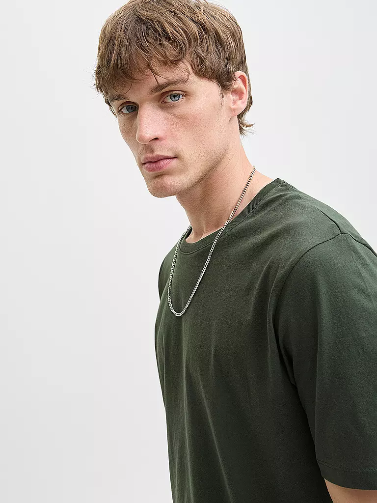 JACK & JONES | T-Shirt JJEORGANIC | dunkelblau