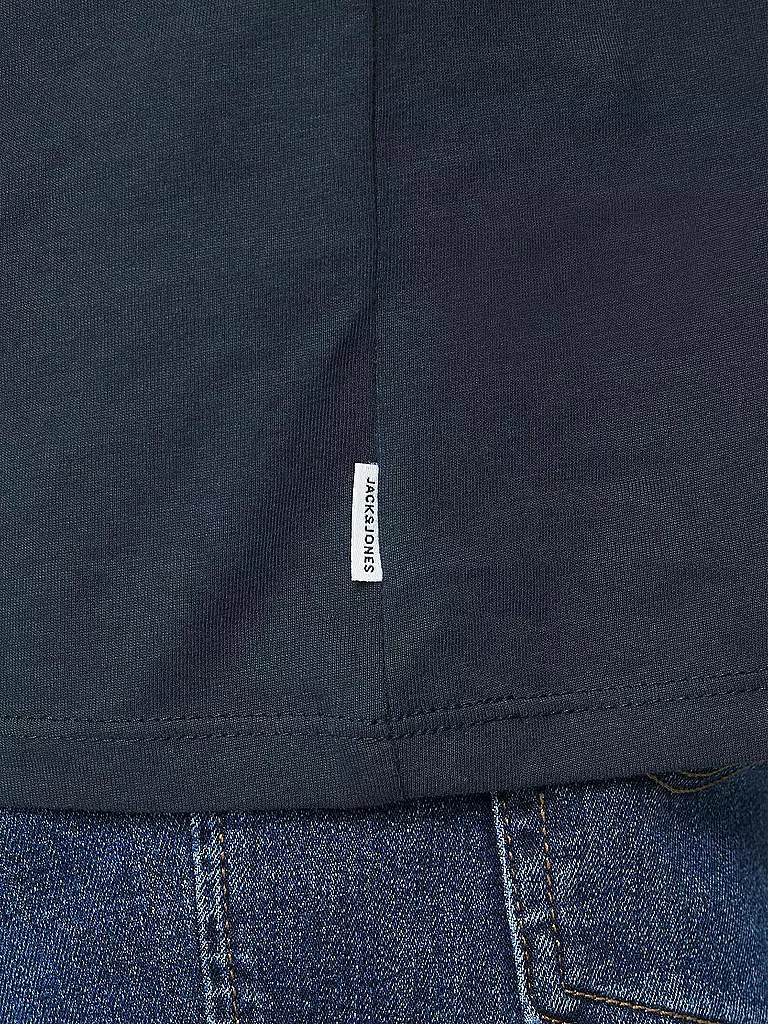 JACK & JONES | T-Shirt JJEORGANIC | dunkelblau