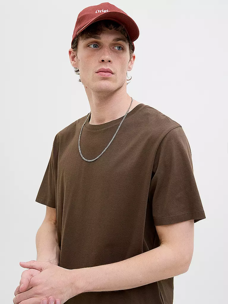 JACK & JONES | T-Shirt JJEORGANIC | dunkelblau
