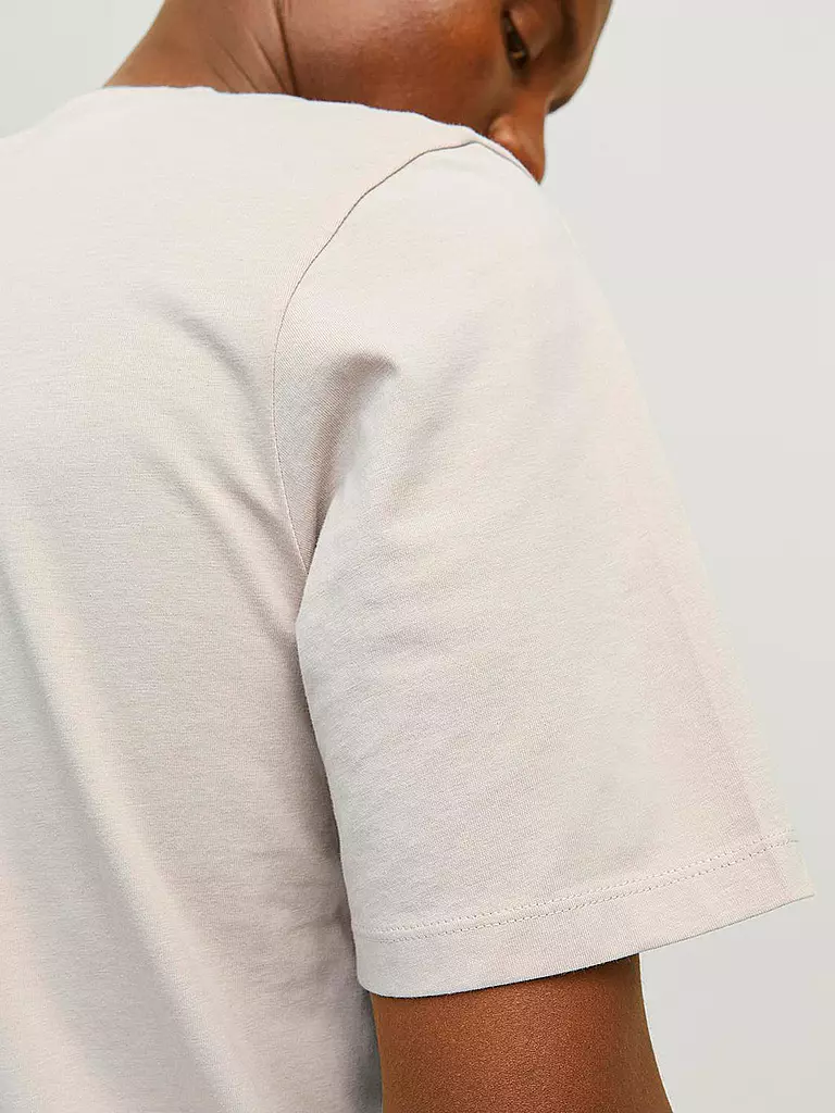 JACK & JONES | T-Shirt JJEORGANIC | hellbraun