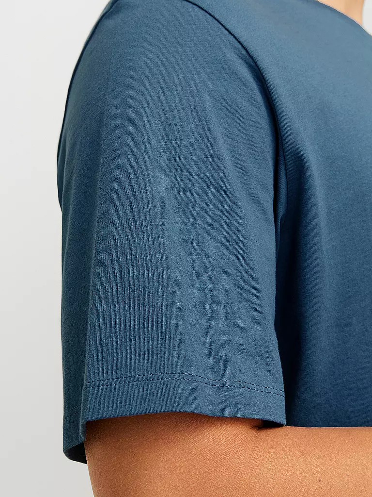 JACK & JONES | T-Shirt JJEORGANIC | dunkelblau