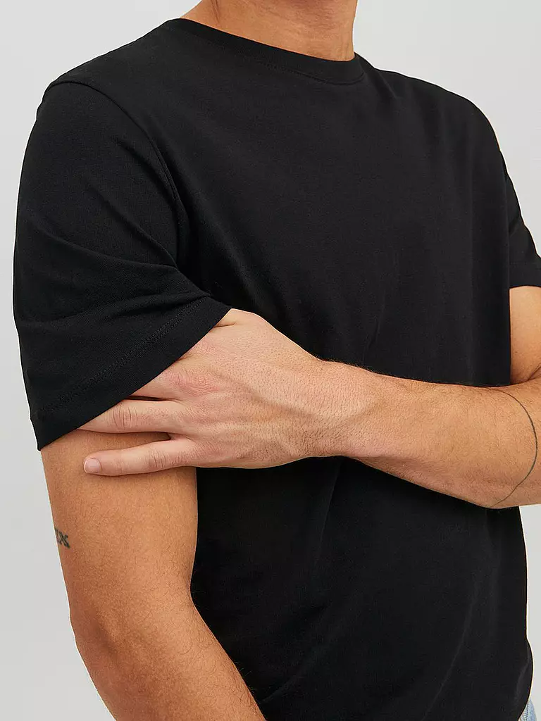 JACK & JONES | T-Shirt JJEORGANIC | dunkelblau