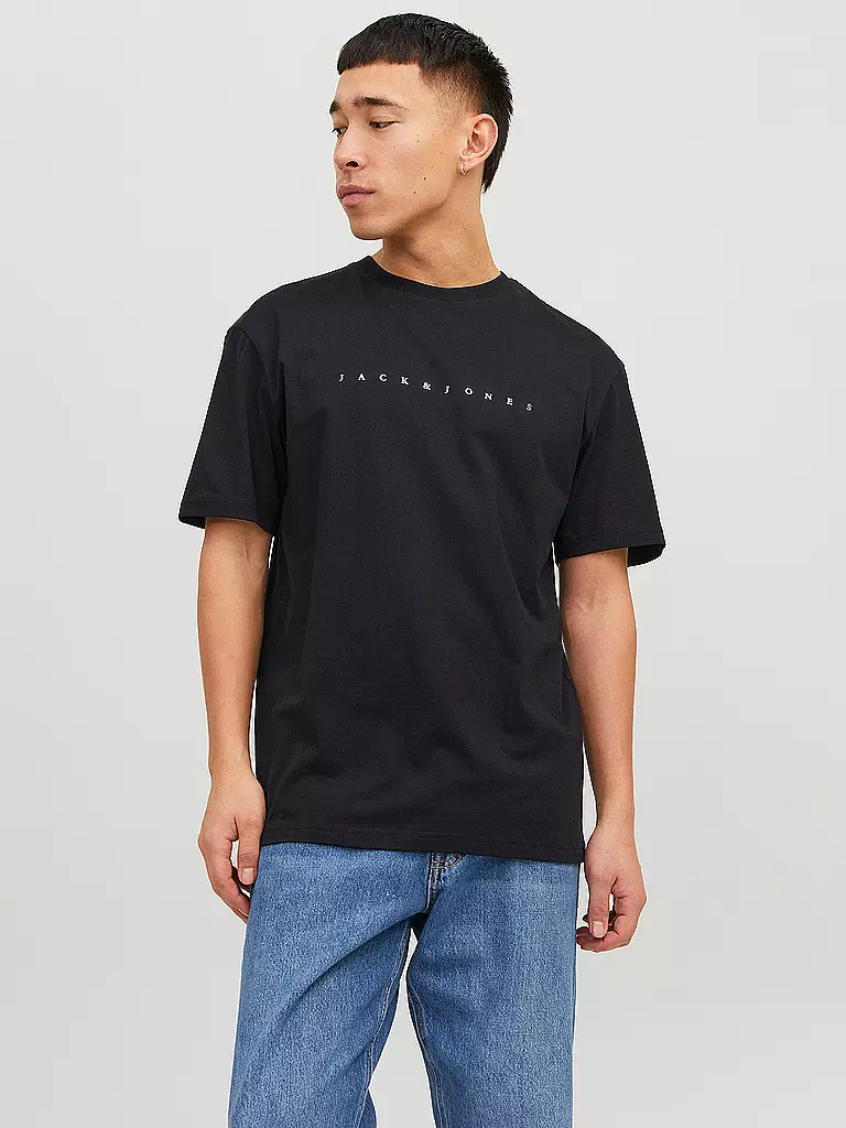 JACK & JONES | T-Shirt JJESTAR | schwarz