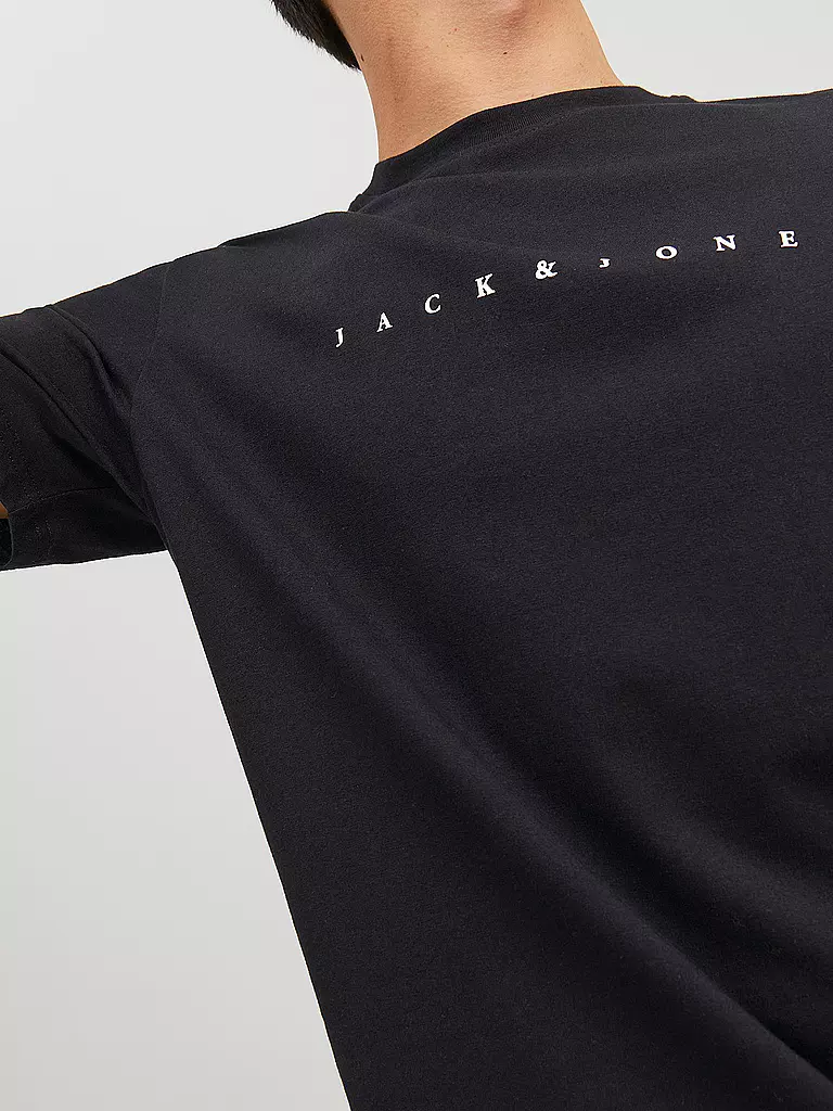 JACK & JONES | T-Shirt JJESTAR | schwarz