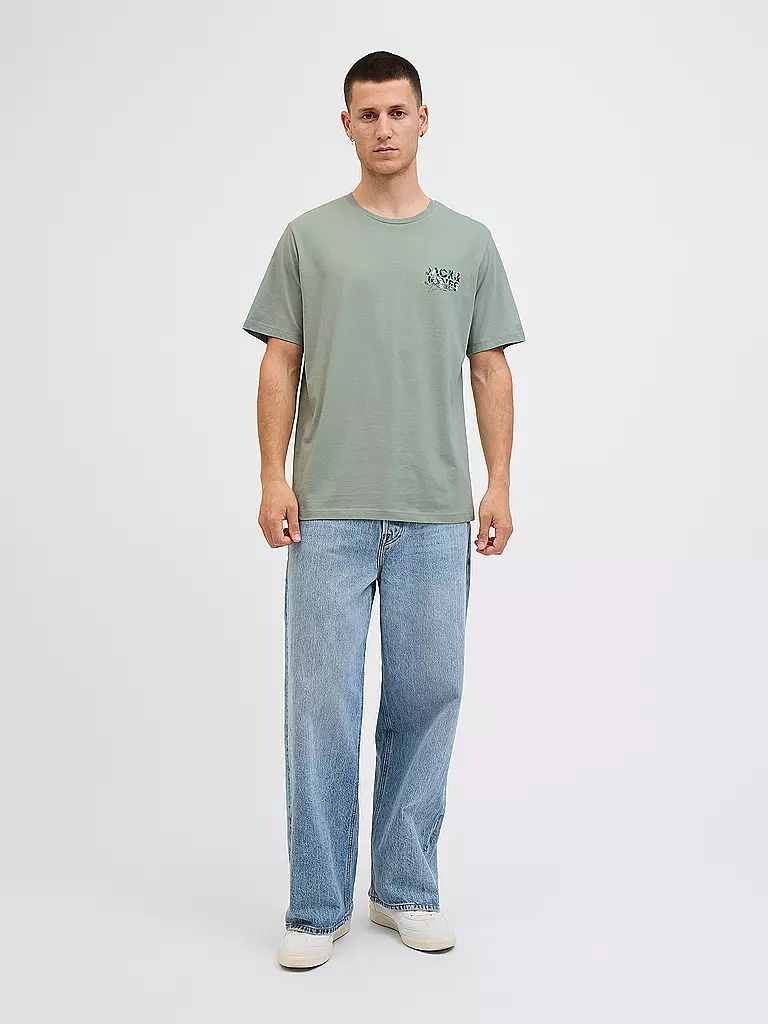 JACK & JONES | T-Shirt JJGEPLAS | hellgrün