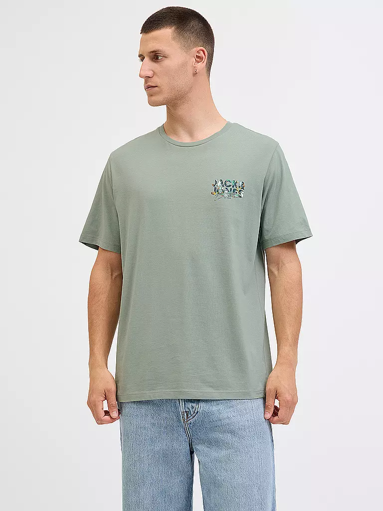 JACK & JONES | T-Shirt JJGEPLAS | hellgrün