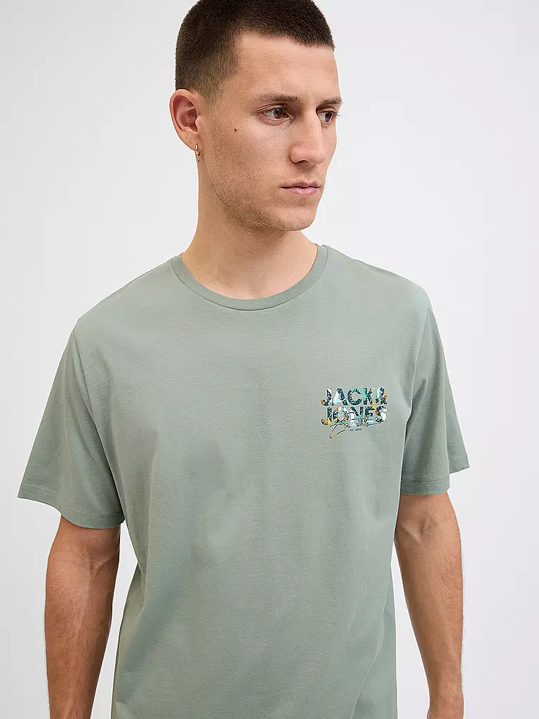JACK & JONES | T-Shirt JJGEPLAS | hellgrün
