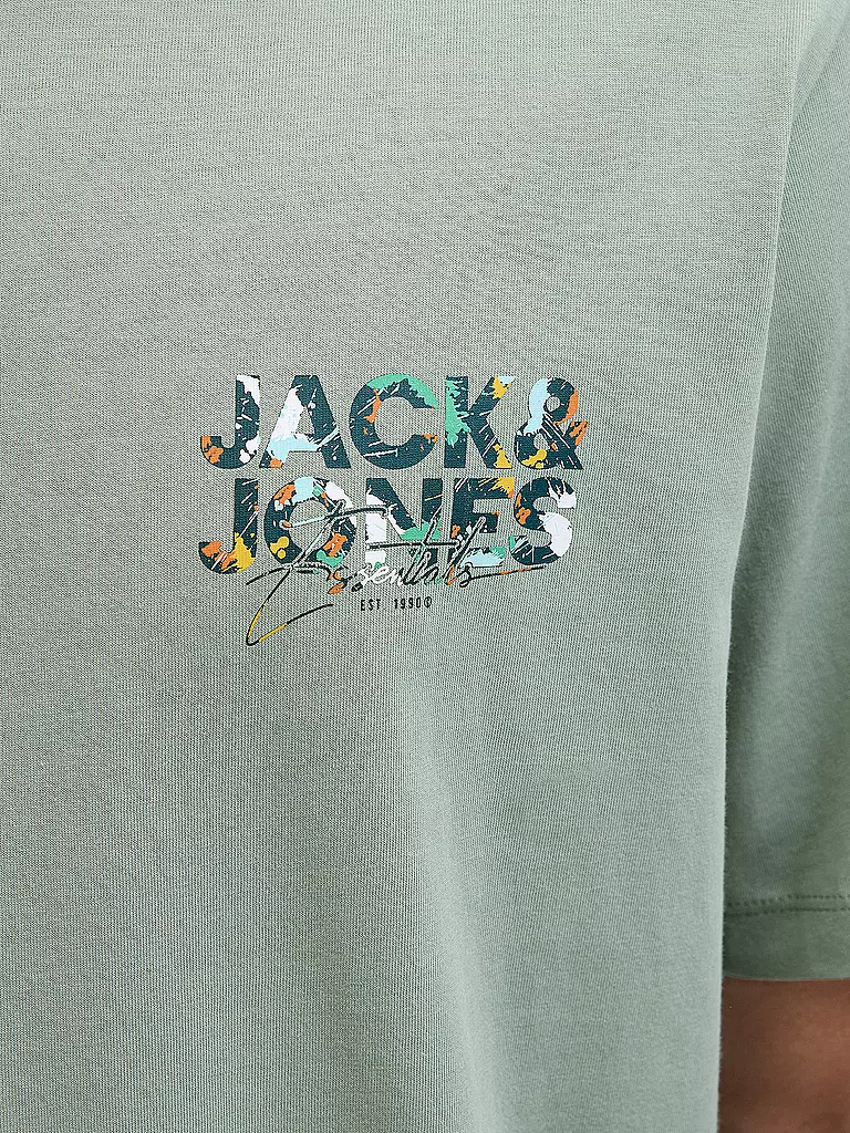 JACK & JONES | T-Shirt JJGEPLAS | hellgrün