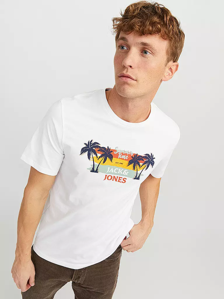 JACK & JONES | T-Shirt JJSUMMER | dunkelblau