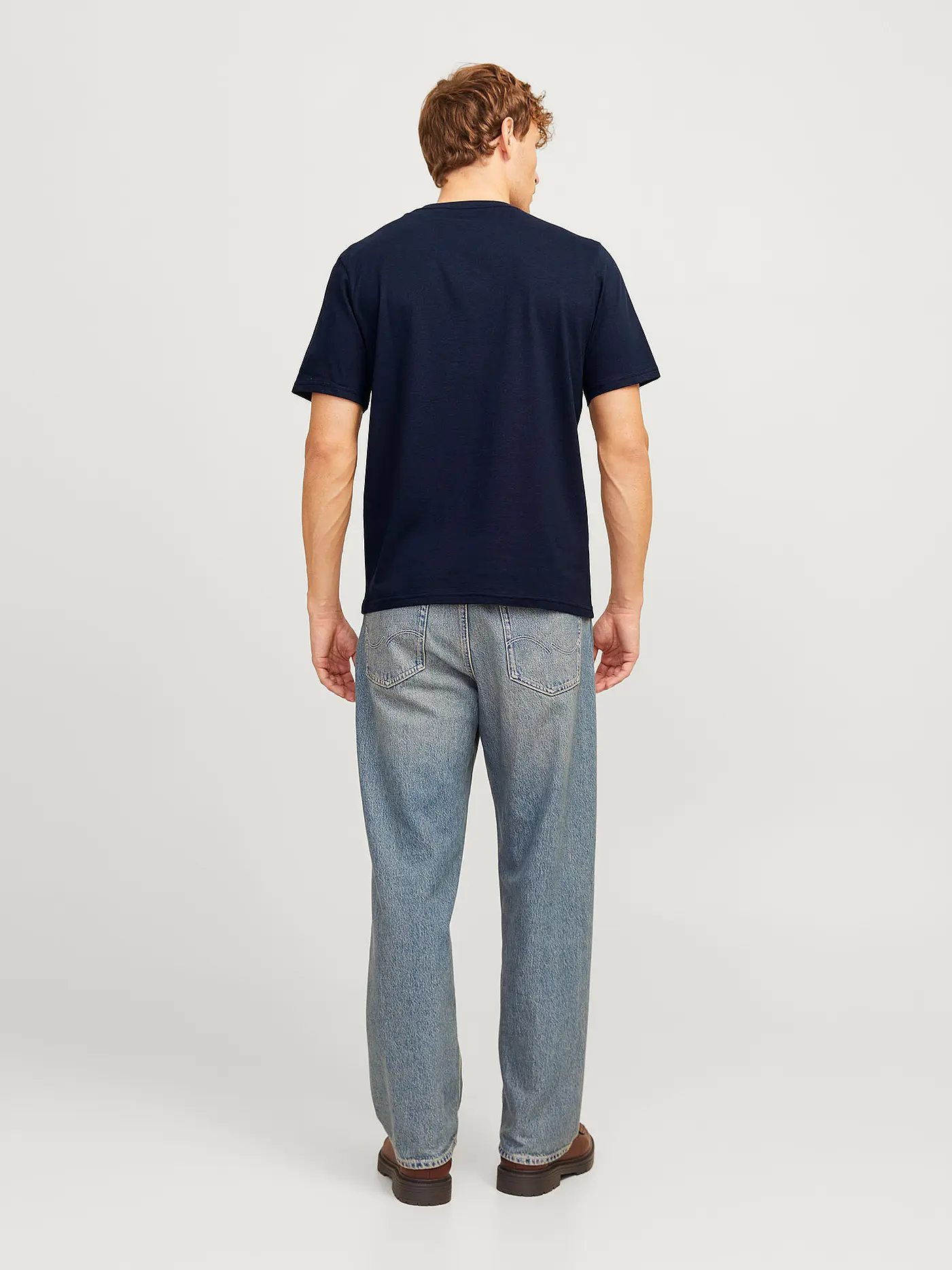 JACK & JONES | T-Shirt JJXMAS | dunkelblau