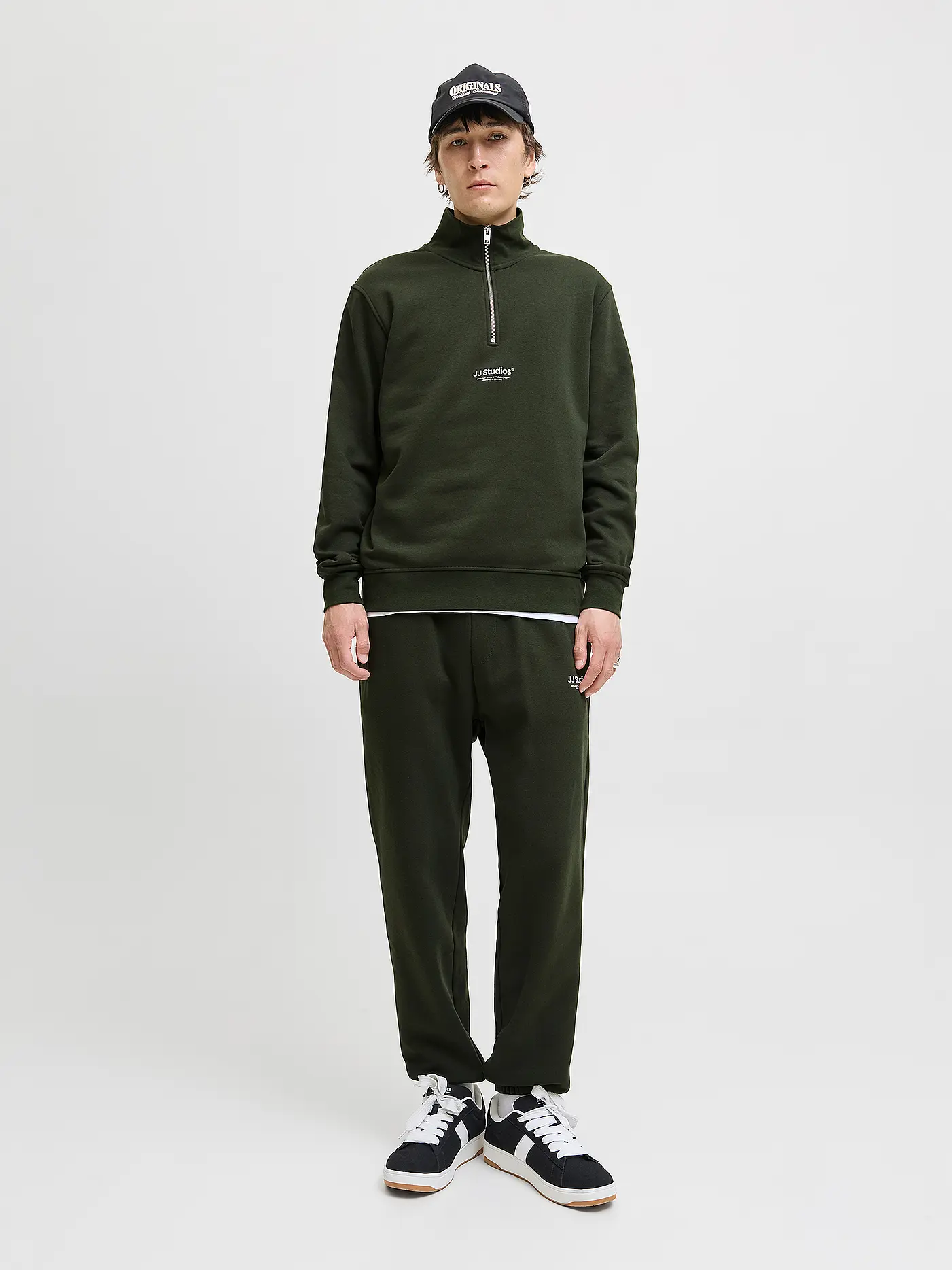 JACK & JONES | Troyer Pullover JJESOHO | olive